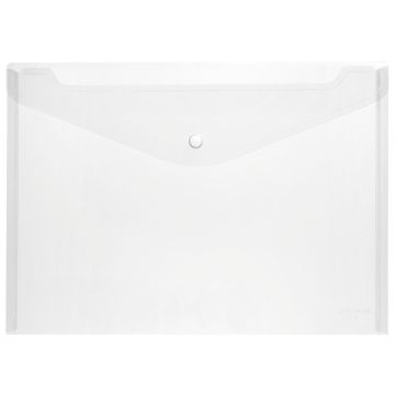 Pochette Enveloppe A4 bouton-pression - Transparente HERLITZ