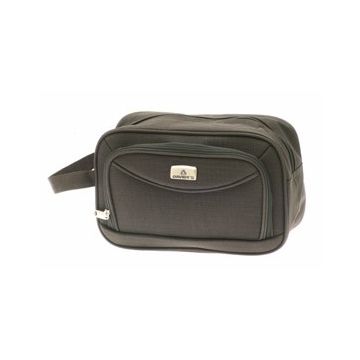 269200-08 DAVIDT'S  Trousse de toilette en toile -  Brun