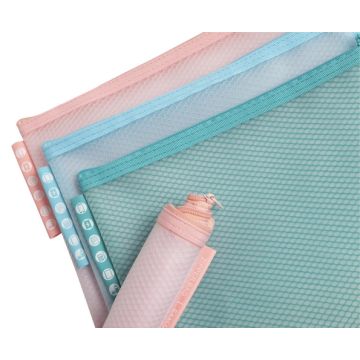 Pochettes à fermeture éclair - 230 x 170 mm - Assortiment : EXACOMPTA Chromaline Pastel image