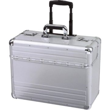 ALUMAXX Valise de pilote en aluminium avec trolley - OMEGA 45122