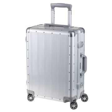 Valise de voyage  4 roulettes - Aluminium - Argent Mat : ALUMAXX Photo