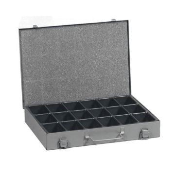 Mallette à 18 casiers pour petites pièces : ALLIT EuroPlus Metall image