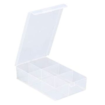 Boîte d' assortiment - 6 compartiments - Transparent : EuroPlus Basic image