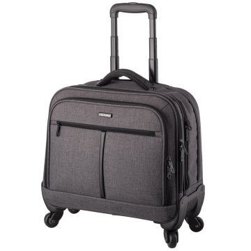Valise avec trolley Gris pour PC 17 pouces : LIGHTPAK Phoenix image