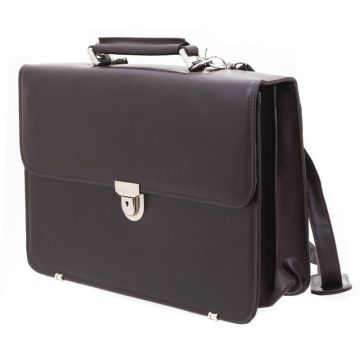 DAVIDT'S : Attaché-Case en cuir - STANFORD Noir 462165