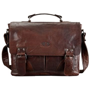 47154 Sac à bandoulière en cuir - PRIDE & SOUL JOLLY Noir