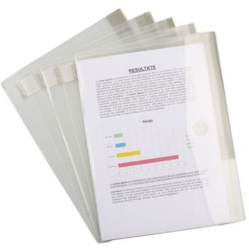 Pochettes Enveloppes - 210 x 297 mm - A4 - Transparent : Tarifold Tcollection Lot de 5