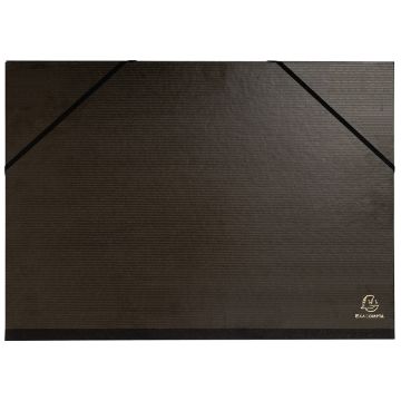 Carton à Dessin avec rabats Kraft noir - A3 450 x 320 mm EXACOMPTA Visuel