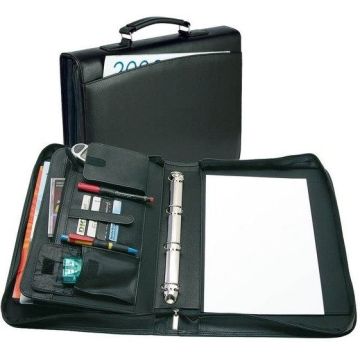 Serviette-classeur A4 en simili-cuir - ORGA Wedo