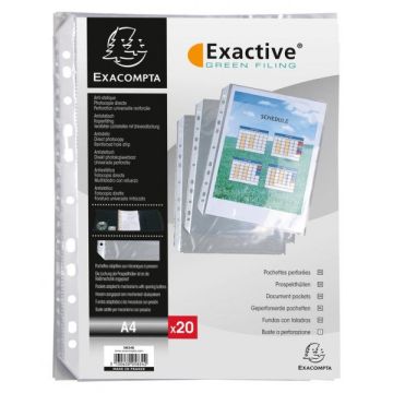 5834E Pochettes perforées Exacompta Exactive A4