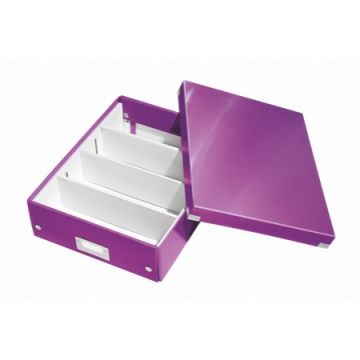 Boite de rangement à compartiments WOW - Violet LEITZ 6058-00-62 modèle
