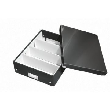 Boite de rangement à compartiments WOW - Noir LEITZ 6058-00-95 Classement modèle