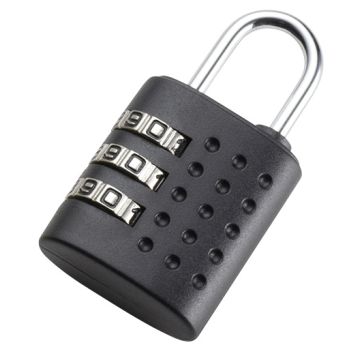 Cadenas à combinaison - 3 chiffres - Noir 28 mm : JSA Visuel