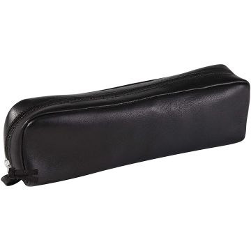 Trousse rectangulaire pour stylos - Cuir Noir : CLAIREFONTAINE Visuel