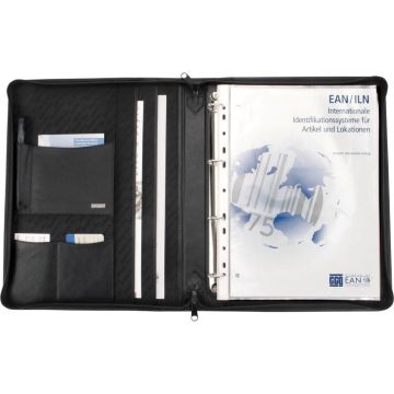 ALASSIO : Serviette-classeur A4 en cuir - MONZA 30010