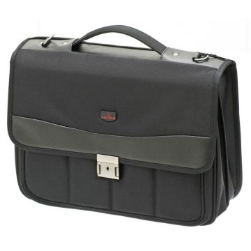 Sacoche pour PC de 15 pouces - MONTE-CARLO Noir de DAVIDT'S