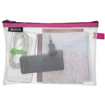Image Pochette imperméable - Taille M - Transparent / Rose LEITZ WOW Traveller