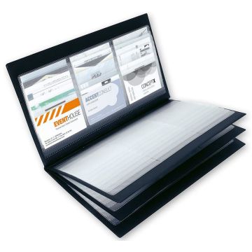 Photo Chemise pour 288 cartes de visite - Noir SIGEL