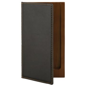 Pochette pour addition - Bois et Cuir Noir SECURIT Wood Image