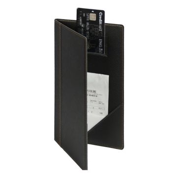 Pochette pour addition imitation cuir - Noir : SECURITY Trendy photo