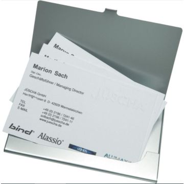 Photo Étui pour cartes de visite - Aluminium ALASSIO