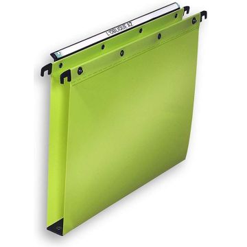 Photo Dossiers suspendus pour Tiroir - Fond 30 mm - Vert : L'OBLIQUE Lot de 10 