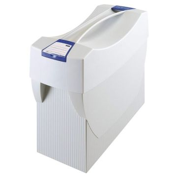 Photo Bac de rangement pour Dossiers suspendus avec couvercle - Gris : HAN Swing Plus 1901-11