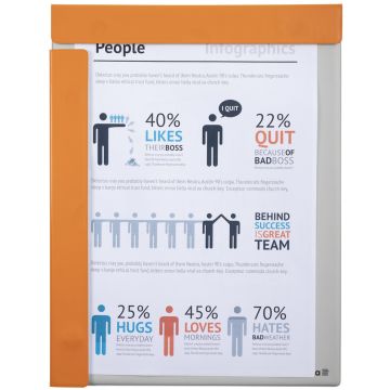 MAUL : Porte-bloc à pince  Noir Format A4 Noir  23352-90