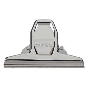 Photo Pince pour feuilles en acier - Largeur 75 mm - Couleur Nickelé MAUL
