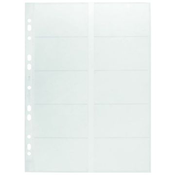 Photo Recharge pour classeur à anneaux pour 200 cartes de visite DURABLE Visifix