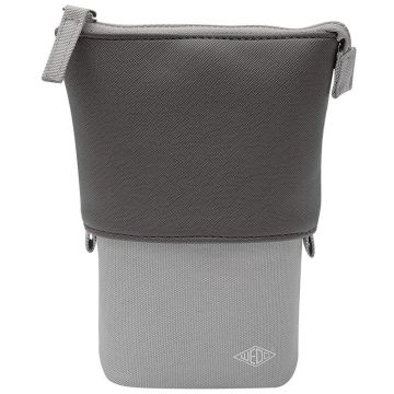 Photo Trousse pour stylos modulable en simili-cuir - Anthracite WEDO Image