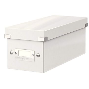 Photo Boite de rangement WOW - CD - Blanc LEITZ 6041-00-01 fermé
