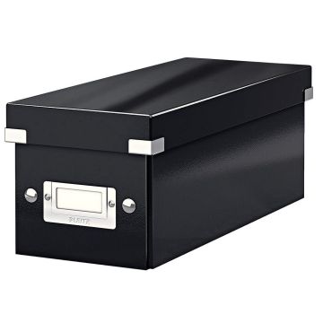 Photo Boite de rangement WOW - CD - Noir LEITZ 6041-00-62 Fermé