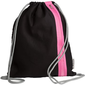Sac de sport avec cordon - Noir/Rose PAGNA Go Image