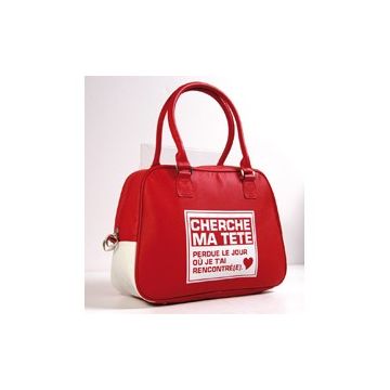 88687C CLAIREFONTAINE : Sac de Bowling - Passionnément - Rouge