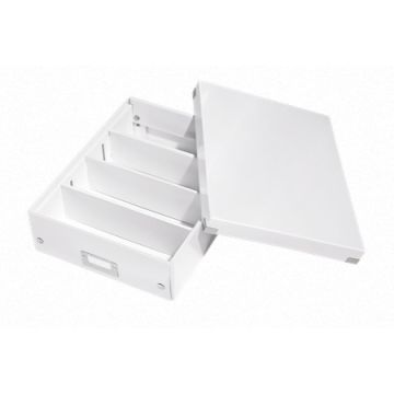 Boite de rangement à compartiments - Blanc - LEITZ 6057-00-01 Couvercle