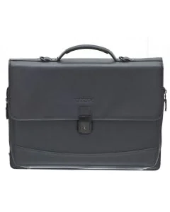 MEANDMY : Attaché-Case en cuir - MANAGER Noir 23011