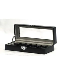 DAVIDT'S 367733-01 : Baguier et boite à bijoux Euclide - Noir 