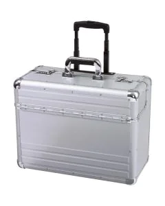 ALUMAXX Valise de pilote en aluminium avec trolley - OMEGA 45122