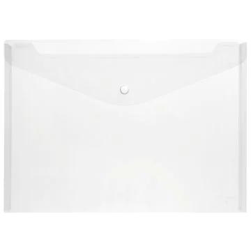 Pochette Enveloppe A4 bouton-pression - Transparente HERLITZ