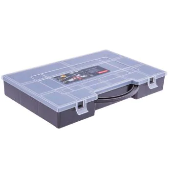 Mallette à 11 compartiments pour petites pièces : Plast team HOBBY BOX SMALL