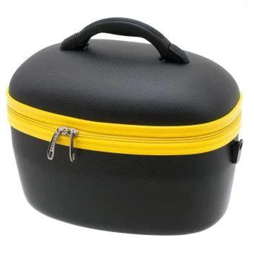 DAVIDT'S : Vanity case en plastique rigide Noir Jaune  267149-15