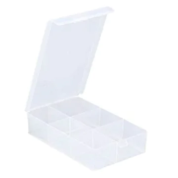 Boîte d' assortiment - 6 compartiments - Transparent : EuroPlus Basic image