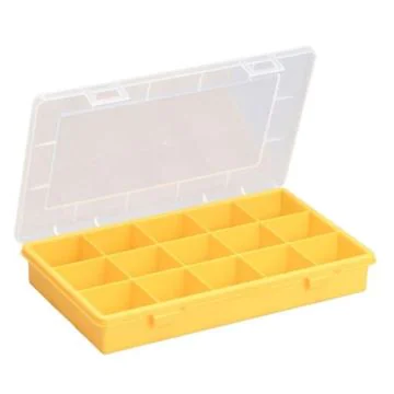 Boîte d' assortiment - 15 compartiments - Jaune : EuroPlus Basic image