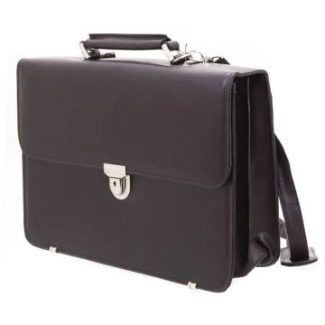 DAVIDT'S : Attaché-Case en cuir - STANFORD Noir 462165