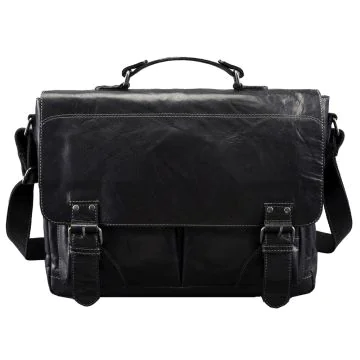 47154 Sac à bandoulière en cuir - PRIDE & SOUL JOLLY Noir