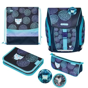 Sac à dos et trousse - Chouette et Fleur : HERLITZ FiloLight Plus image