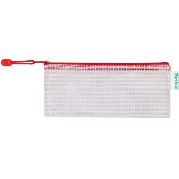 Image Sac à fermeture éclair - 230 x 115 mm - Rouge TARIFOLD