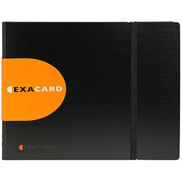 Reliure à spirales pour cartes de Visite Exacard - Noir - 240 cartes : EXACOMPTA Visuel