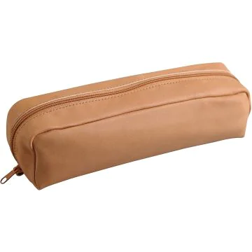 Trousse rectangulaire pour stylos - Cuir Naturel : CLAIREFONTAINE Image